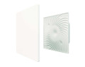 Kit grille plastique fixe ColorLINE D 80 - Blanc