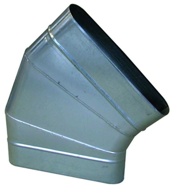 Aldes ch 45° -  515/215 mm - coude horizontal oblong - Aldes - 11063168