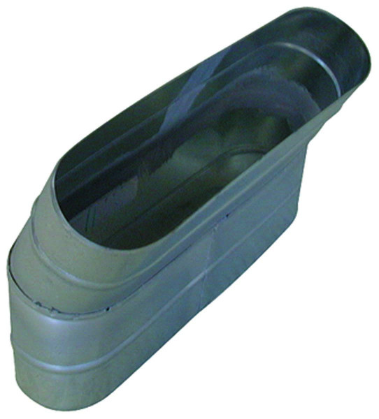 Aldes cv 30° -  410/165 mm - coude vertical oblong - Aldes - 11063324