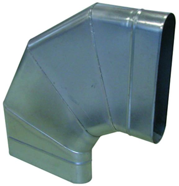 Aldes ch 90° - 490/130 mm - coude horizontal oblong - Aldes - 11066329
