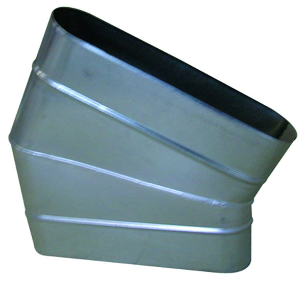 Aldes ch 30° - 490/130 mm - coude horizontal oblong - Aldes - 11066335