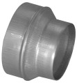Aldes rcc aluminium - 200/160 mm - réduction conique concentrique emboutie