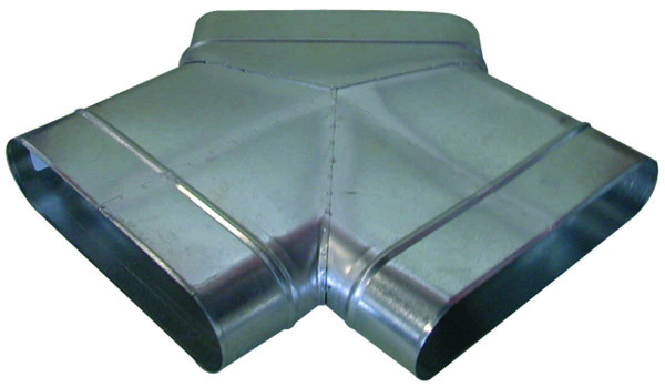 Aldes csh -  545/165 mm - culotte simple oblongue horizontale à 90°