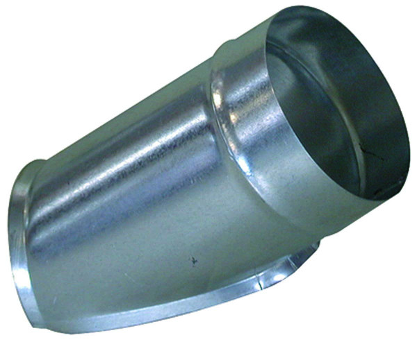Aldes poc galvanisé - {diam} 125/125 mm - piquage oblique sur conduit