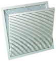 Aldes ag 637 w z 554x554 - grille aluminium de plafond avec filtre