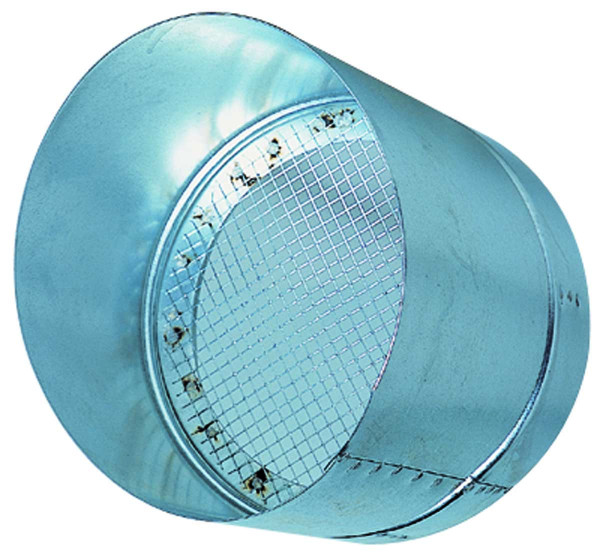 Aldes visière pare-pluie avec grillage anti-volatile - {diam} 450 mm - Aldes - 11094881