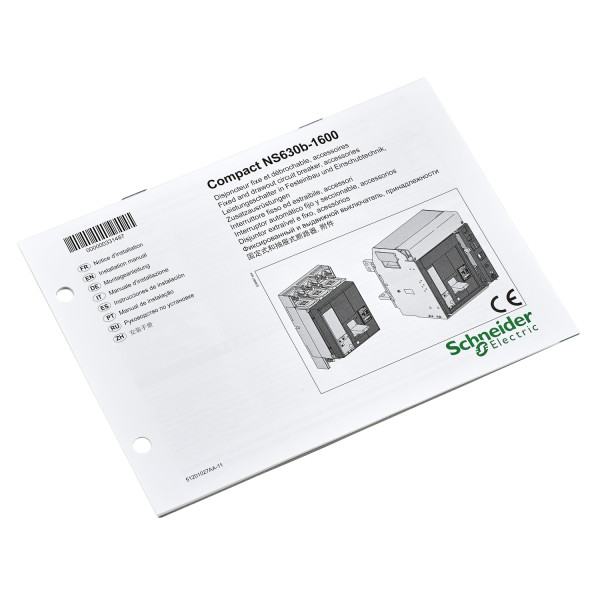 Notice disjoncteur/accessoires ns 630b/1600