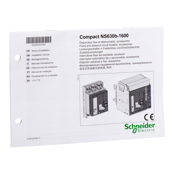 Notice disjoncteur/accessoires ns 630b/1600