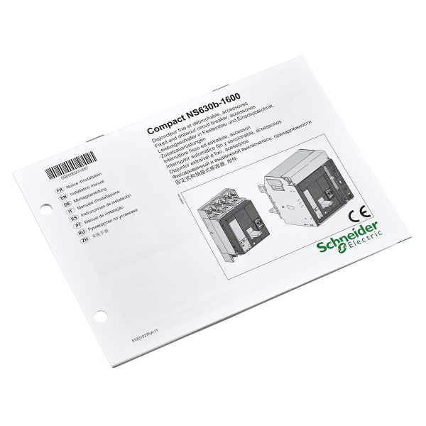 Notice disjoncteur/accessoires ns 630b/1600