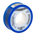 Ruban ptfe standard 12mm x 12 m x 0,075 mm en pack de 10