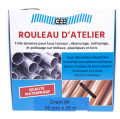 Rouleau atelier waterproof rouleau 38 mm x 25 m boîte dévidoir grain 80     qual