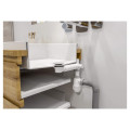 Tubulure extra-plate tbxp lavabo,réglable,bonde h.100 recoupable,clapet inox