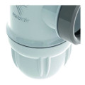 Siphon bi-matière joints intégrés lavabo, connectic, réglable, sortie ø32mm, nf