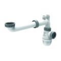 Tubulure gain d'espace connectic lavabo joints intégrés, réglable, sortie ø32mm