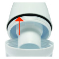 Tubulure gain d'espace connectic lavabo joints intégrés, réglable, sortie ø32mm