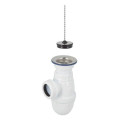 Combine bonde et siphon lavabo - plastique