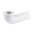 Pipe longue de wc, en pvc blanc, longueur 350 mm, Ø 100