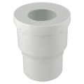 Pipe sortie droite de wc, en pvc blanc, Ø 100, Ø dm mini 85, Ø dm maxi 107