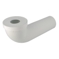 Pipe longue de wc, en pvc blanc, longueur 300 mm, Ø 100