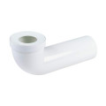 Pipe longue de wc, en pvc blanc, longueur 300 mm, Ø 100