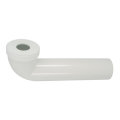 Pipe longue de wc, en pvc blanc, longueur 400 mm, Ø 100