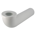 Pipe longue de wc, en pvc blanc, longueur 400 mm, Ø 100