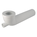 Pipe longue de wc avec piquage femelle Ø 40, en pvc blanc, Ø 100