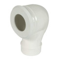 Pipe de wc à sortie verticale, en pvc blanc, Ø 100