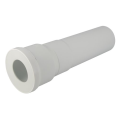 Pipe de wc sortie droite, Ø 100, en pvc blanc, Ø dm mini 85, Ø dm maxi 107