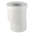 Pipe de wc sortie droite excentrée pour wc, Ø 100, Ø dm mini 85, Ø dm maxi 107