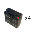 Batterie pour maintenance source centrale ura réf.210211 (48vdc 480w)