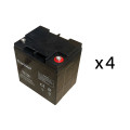 Batterie pour maintenance source centrale ura réf.210212 (48vdc 720w)