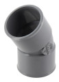 Coude ø 32 mm, femelle-femelle à 30°, à coller, gris, en pvc