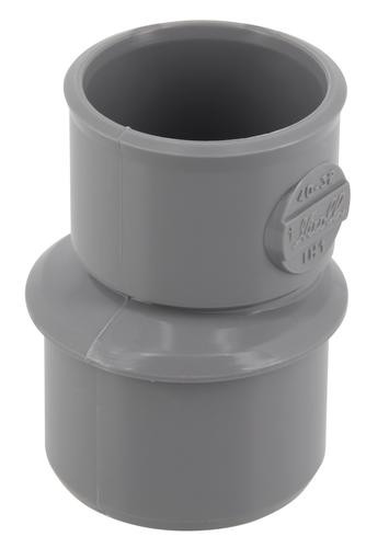 Siphon De Parcours PVC Gris Vertical - Diamètre 100 Mm, Mâle/femelle - Marque Nicoll