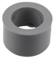 Réduction incorporée, ø 50/32 mm, mâle-femelle, à coller, gris, en pvc