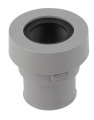 Manchette femelle-femelle, ø 32, ø int. 32x32, à coller, en pvc gris
