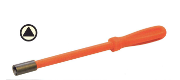 Clé à embout triangulaire femelle sur manche isolant
