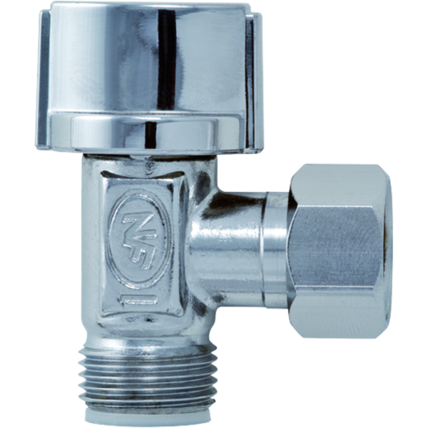 Robinet equerre 1/4 tour 3/8 chrome  nf