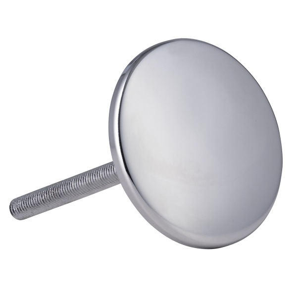 Cache trou lavabo chrome 55 mm