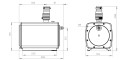 Sanifloor+ 3, pompe et bonde de 90 mm pour receveur standard