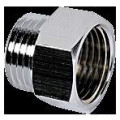 Mamelon égal chromé 246e 3/8"mf raccord laiton chromé à visser