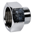 Mamelon"mf chromé 246g 3/4 - 1/2" raccord laiton chromé à visser