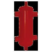 Bout. découplage hydraulique nue 2 l rouge sans accessoires