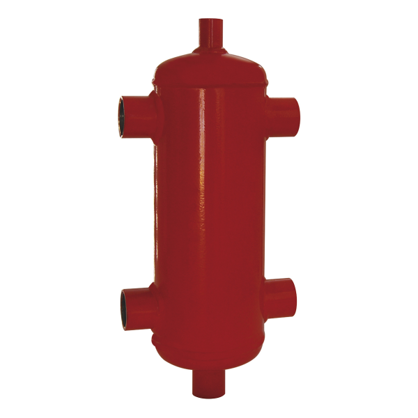 Bout. découplage hydraulique nue 2 l rouge sans accessoires