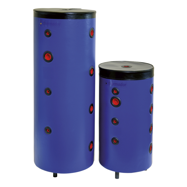 Bouteille de mélange 500l sur pieds bleu jaquette skaï 2x4 piq. 3070160925030