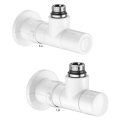 Ensemble robinet equ. droit blanc m23x1,5 code usine : 400101