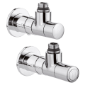 Ensemble robinet equerre. droit chromé m23x1,5 code usine : 400100