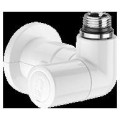Robinet dble equerre gauche blanc m23x1,5 code usine : 400401