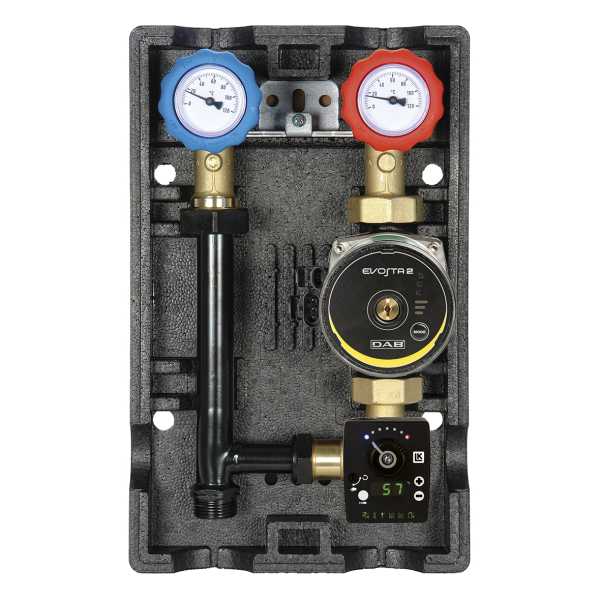 Groupe dn32 circulateur dab + ra130 régulation sans fil et servomoteur