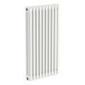 Radiateur ivrea h556 8el 3c blanc epoxy blanc ral 9010